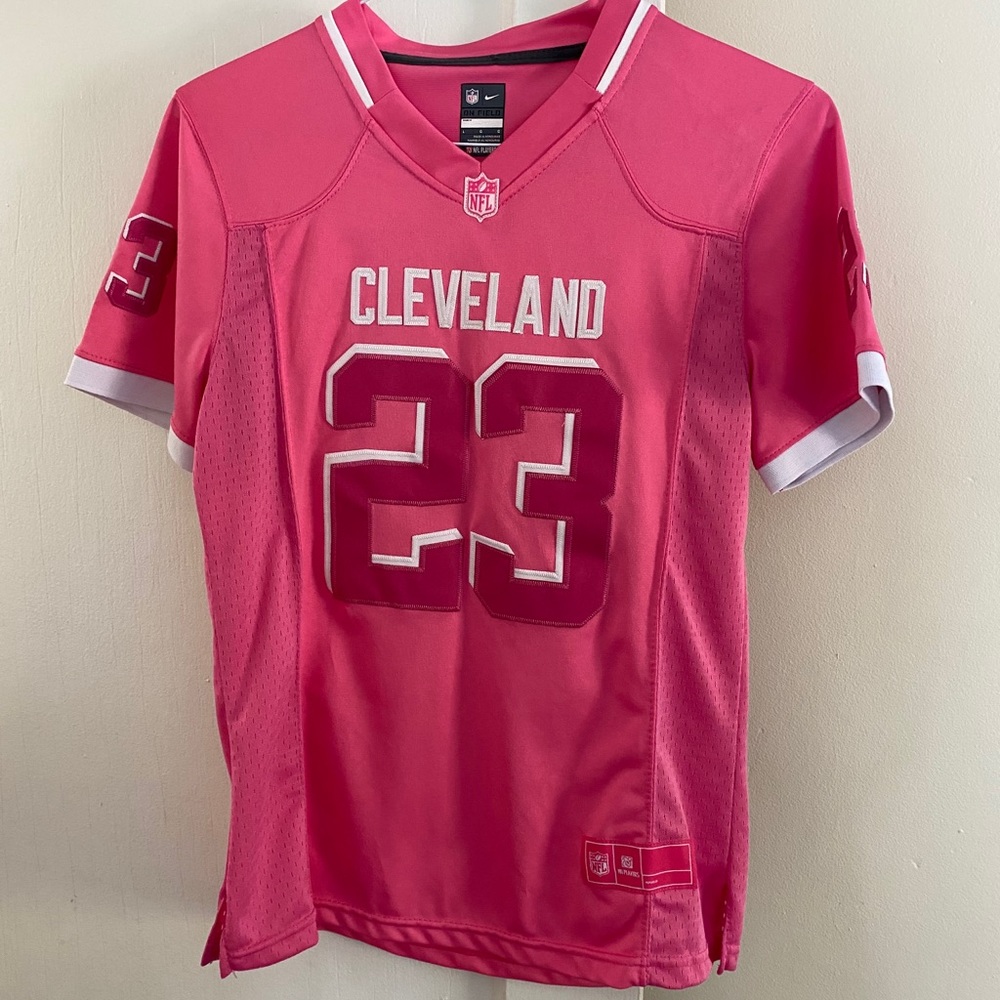 Cleveland Browns Pink Joe Haden Jersey
